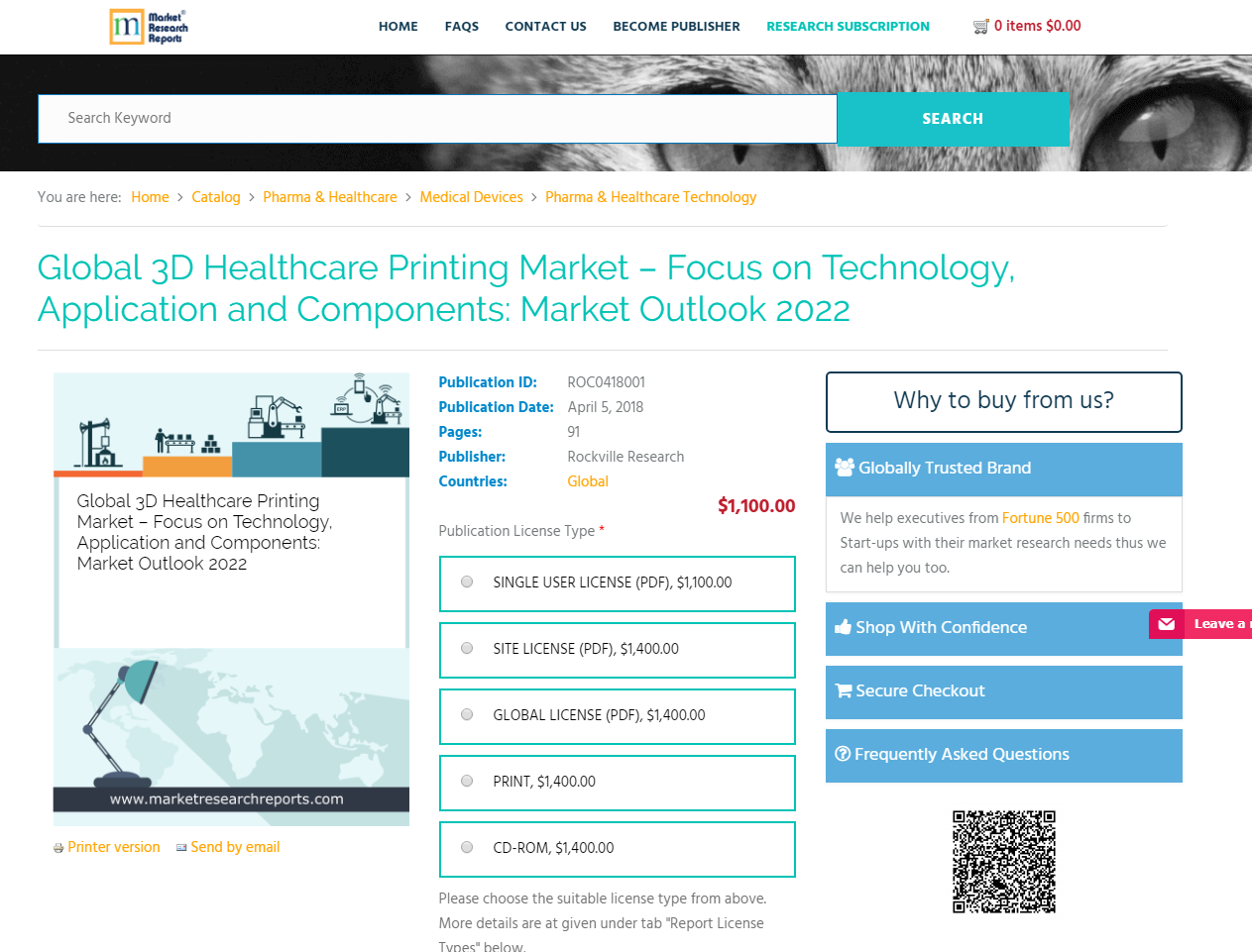 Global 3D Healthcare Printing Market &ndash; Focus on Te'