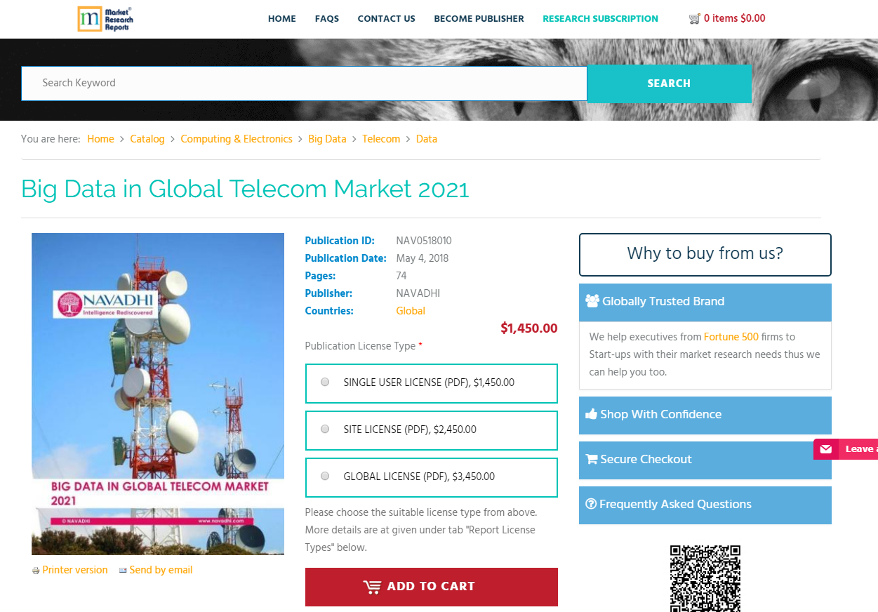 Big Data in Global Telecom Market 2021'