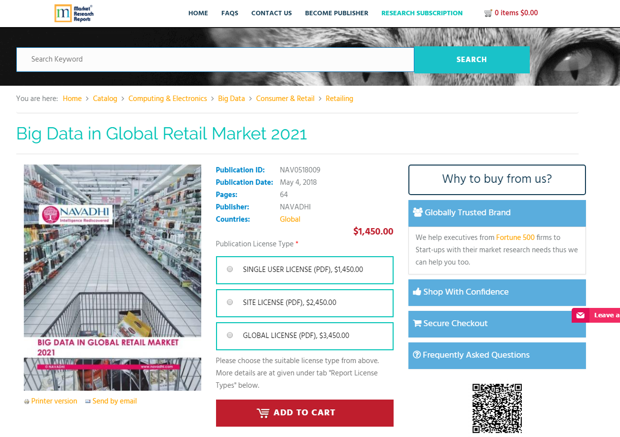 Big Data in Global Retail Market 2021