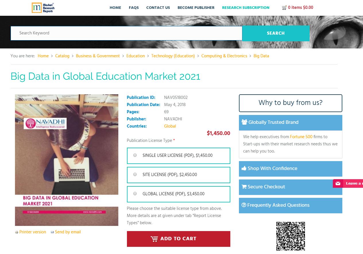 Big Data in Global Education Market 2021'