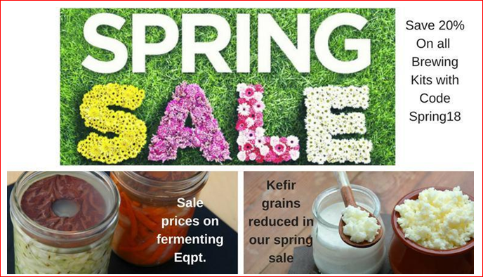 Happy Kombucha Spring Sale Now On