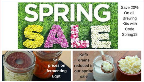 Happy Kombucha Spring Sale Now On'