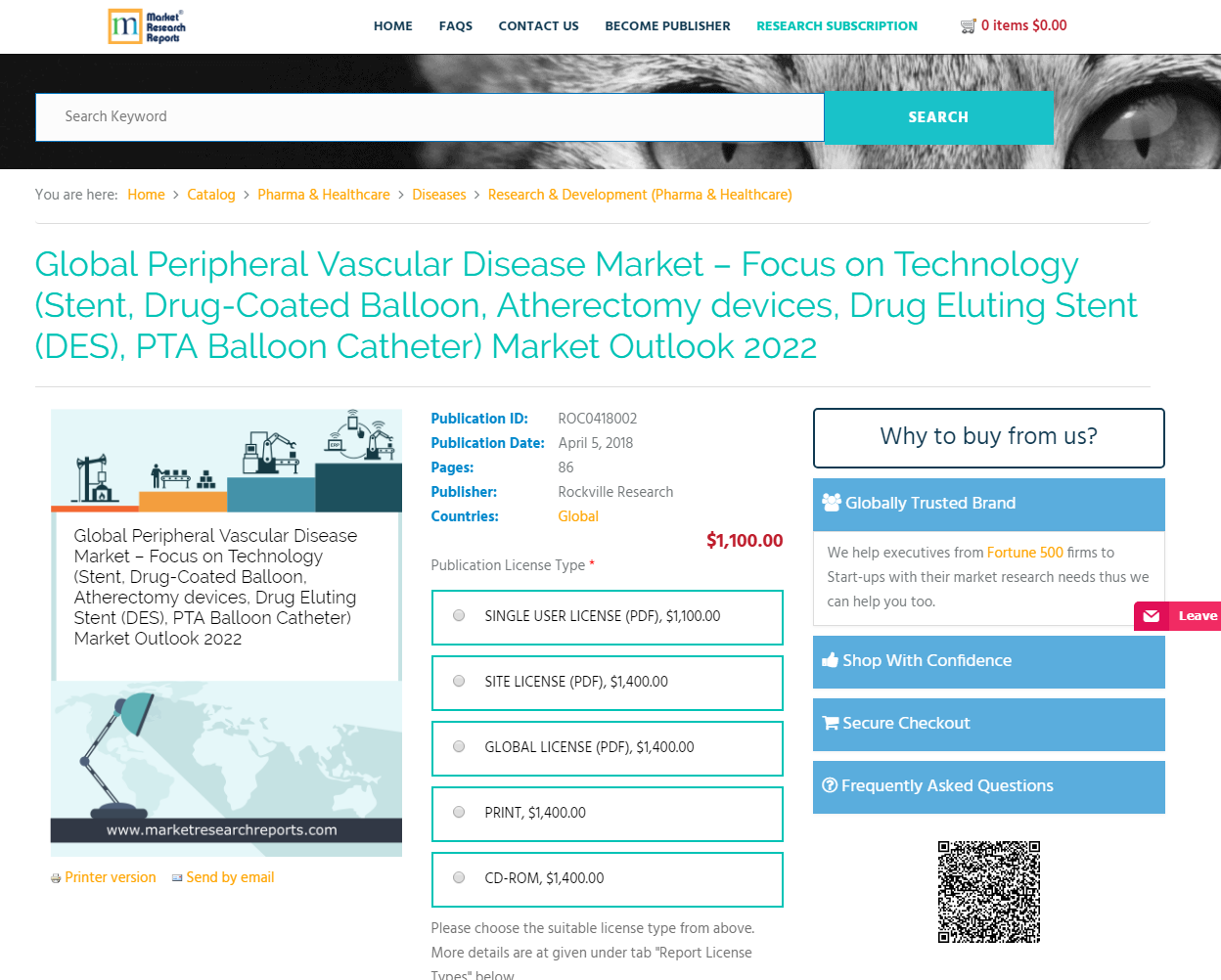 Global Peripheral Vascular Disease Market &ndash; Focus'