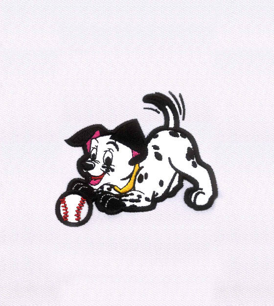 Dalmatians Playful Puppy Applique Embroidery Design