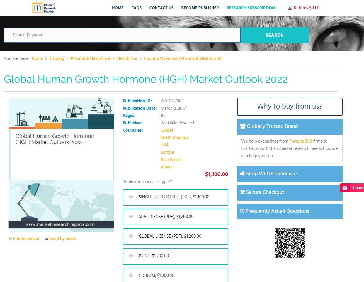 Global Human Growth Hormone (HGH) Market Outlook 2022