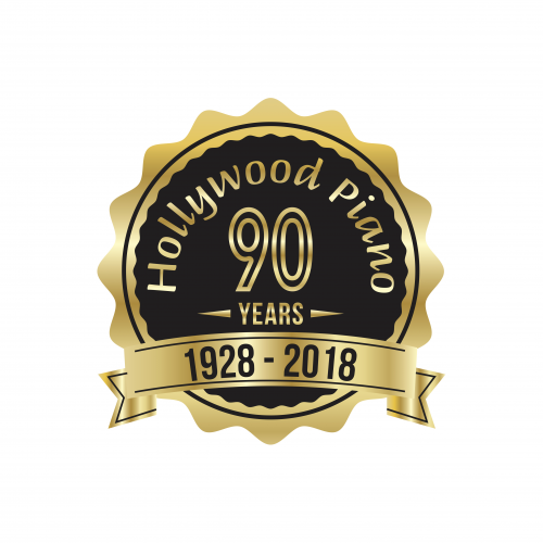 Hollywood Piano 90th Anniversary Logo'