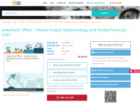 Anesthetic Effect - Market Insight, Epidemiology and Market