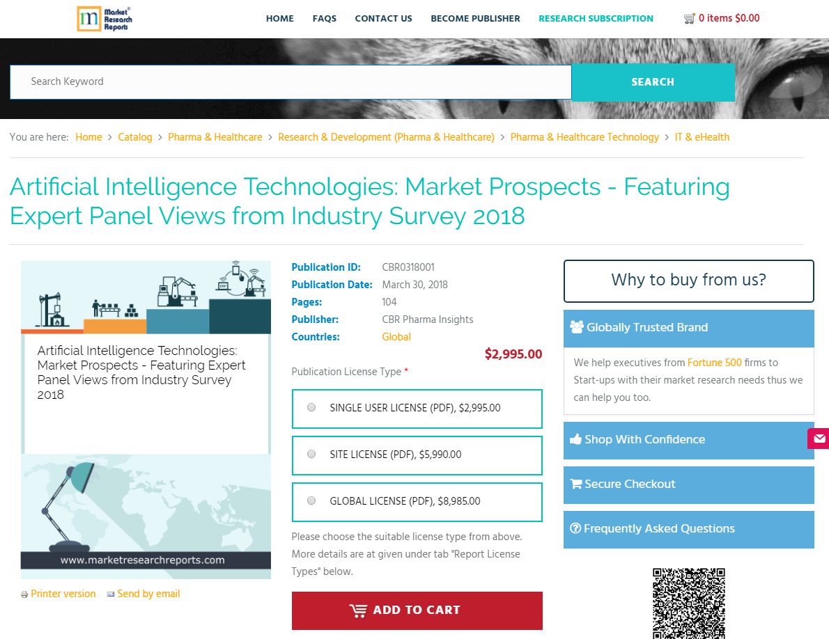 Artificial Intelligence Technologies: Market Prospects'