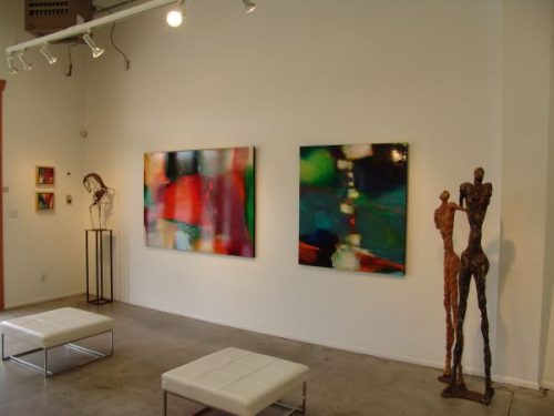 Interior View of Mark White Contemporary Art'