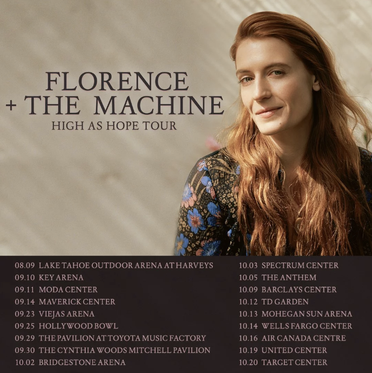 Florence And The Machine Tickets Bridgestone Arena Nashville'