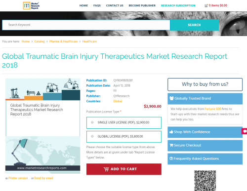 Global Traumatic Brain Injury Therapeutics Market Research'