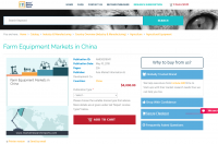 Farm Equipment Markets in China