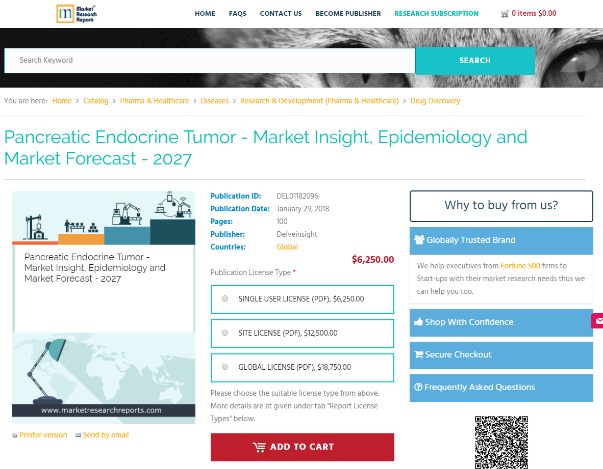 Pancreatic Endocrine Tumor - Market Insight, Epidemiology