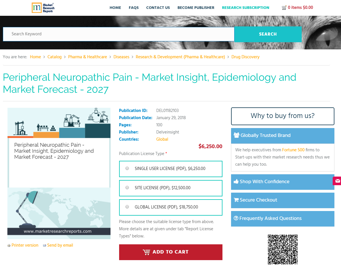 Peripheral Neuropathic Pain - Market Insight, Epidemiology