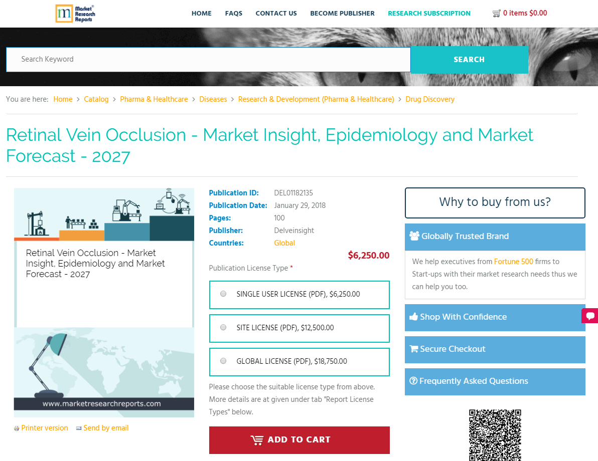 Retinal Vein Occlusion - Market Insight, Epidemiology