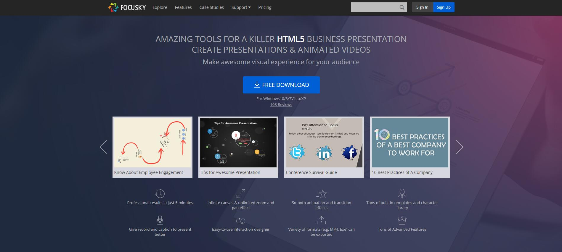 People Now Can Level up Their Presentations with Focusky'