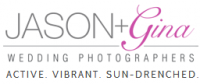 Jason+Gina Wedding Photographers Logo