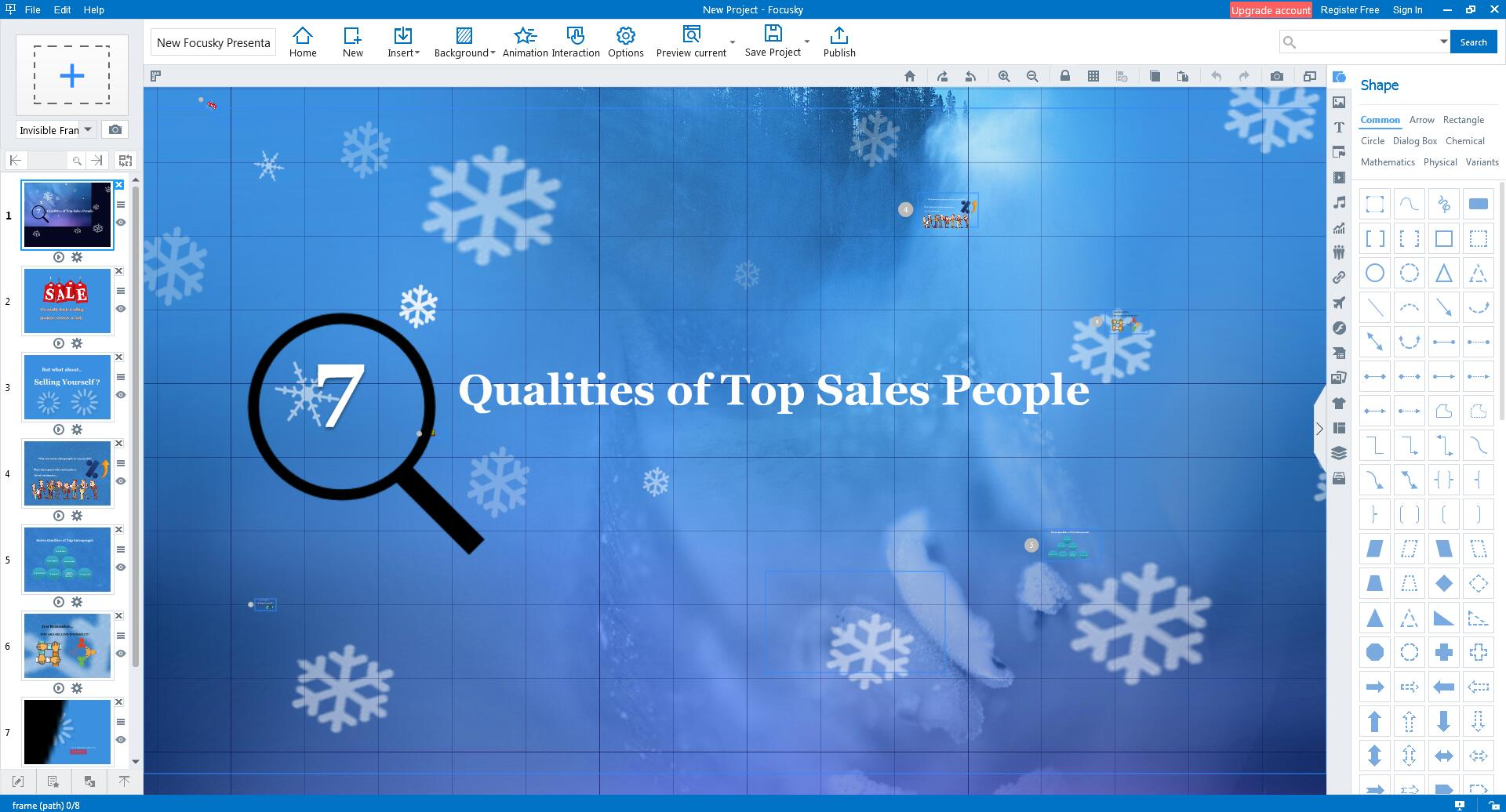 sales presentation
