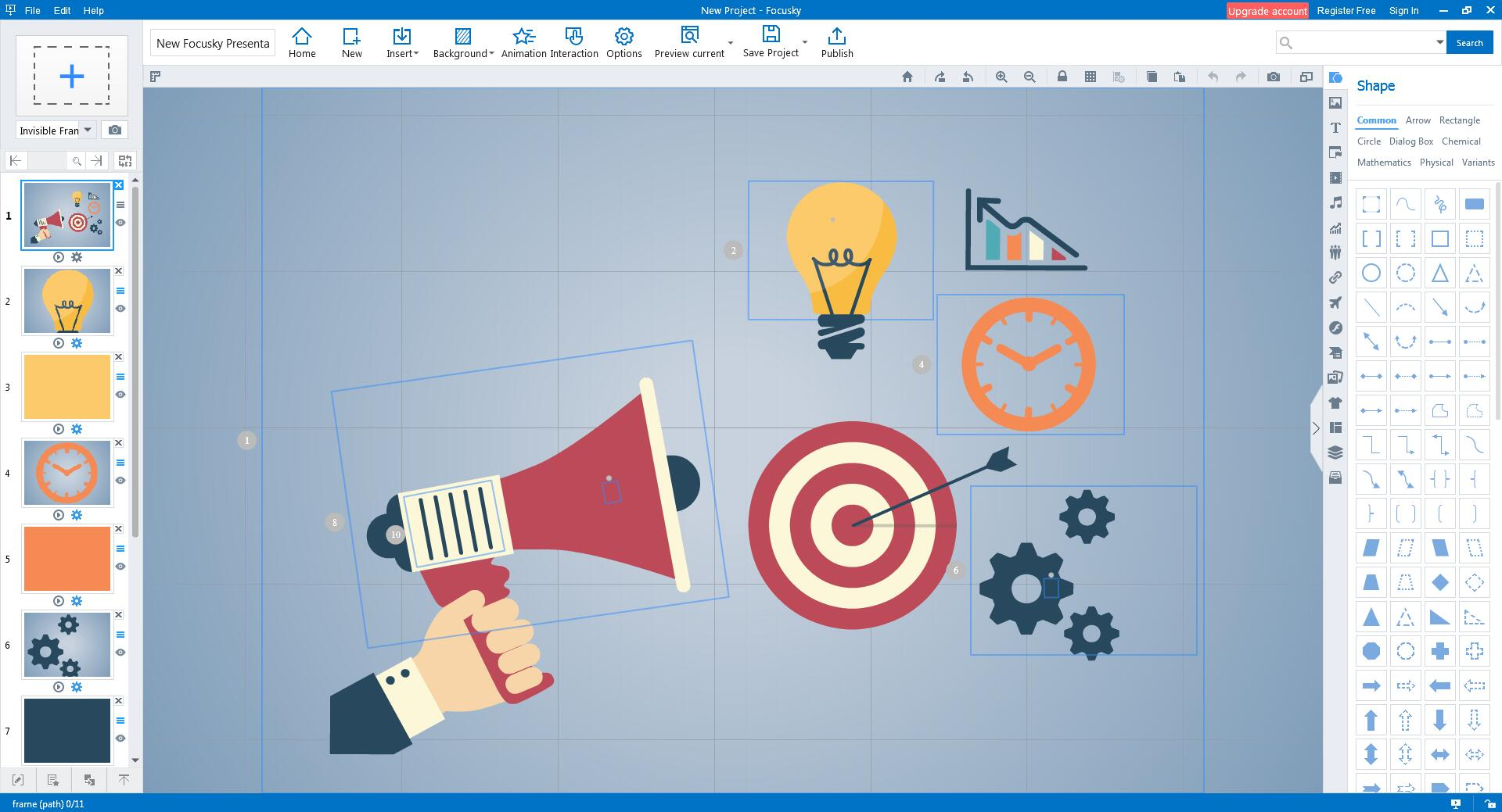 Focusky presentation tool