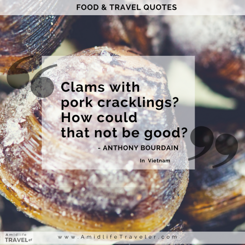Quote Anthony Bourdain clams'