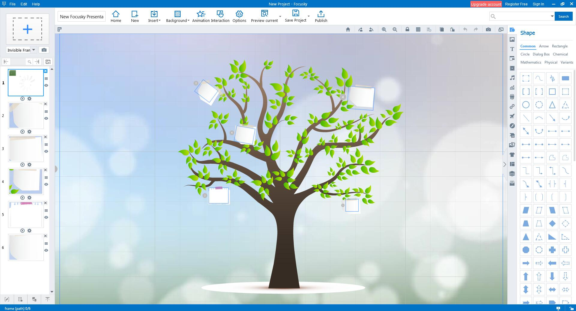 dynamic presentation