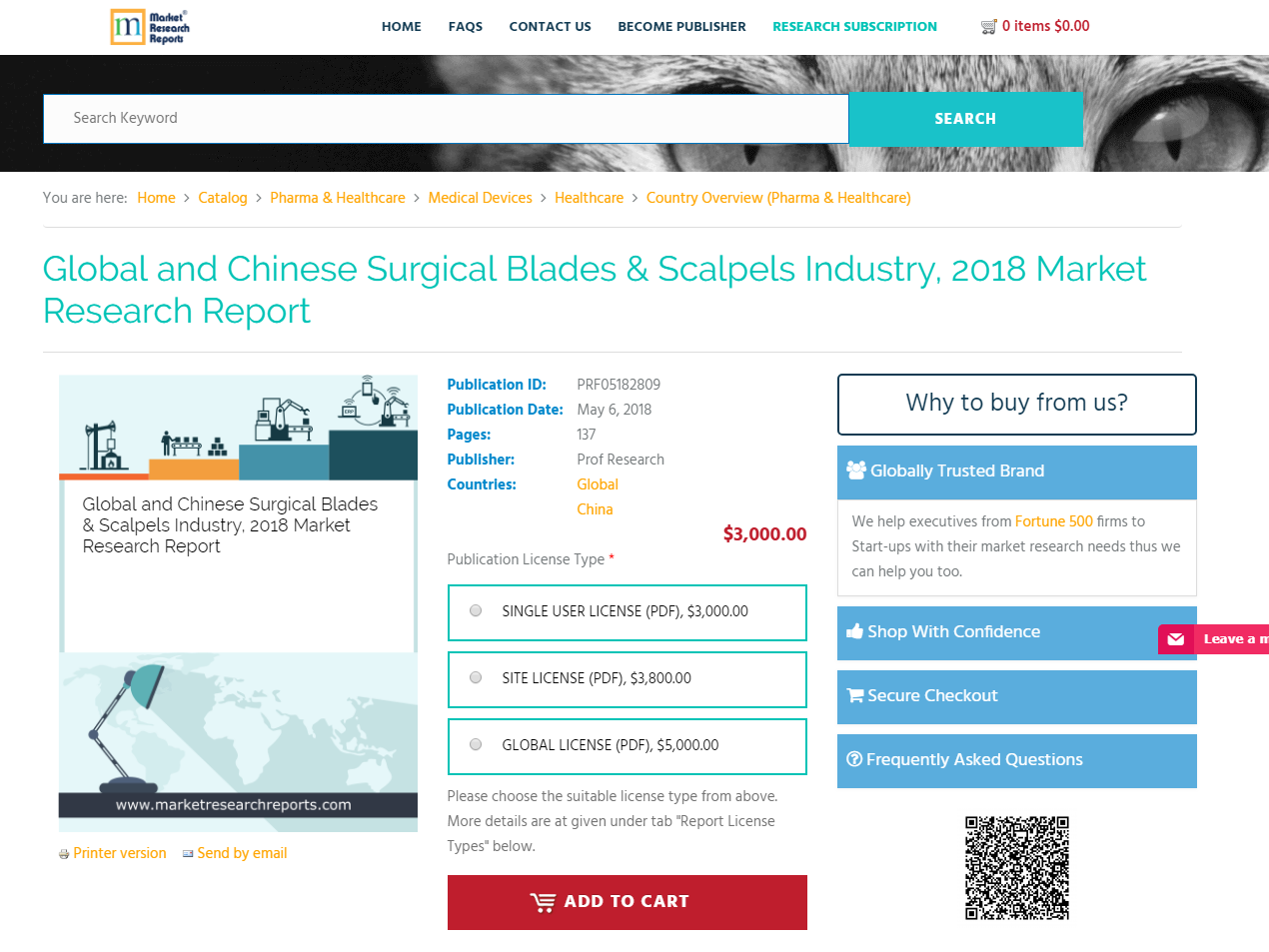 Global and Chinese Surgical Blades &amp; Scalpels Indust'