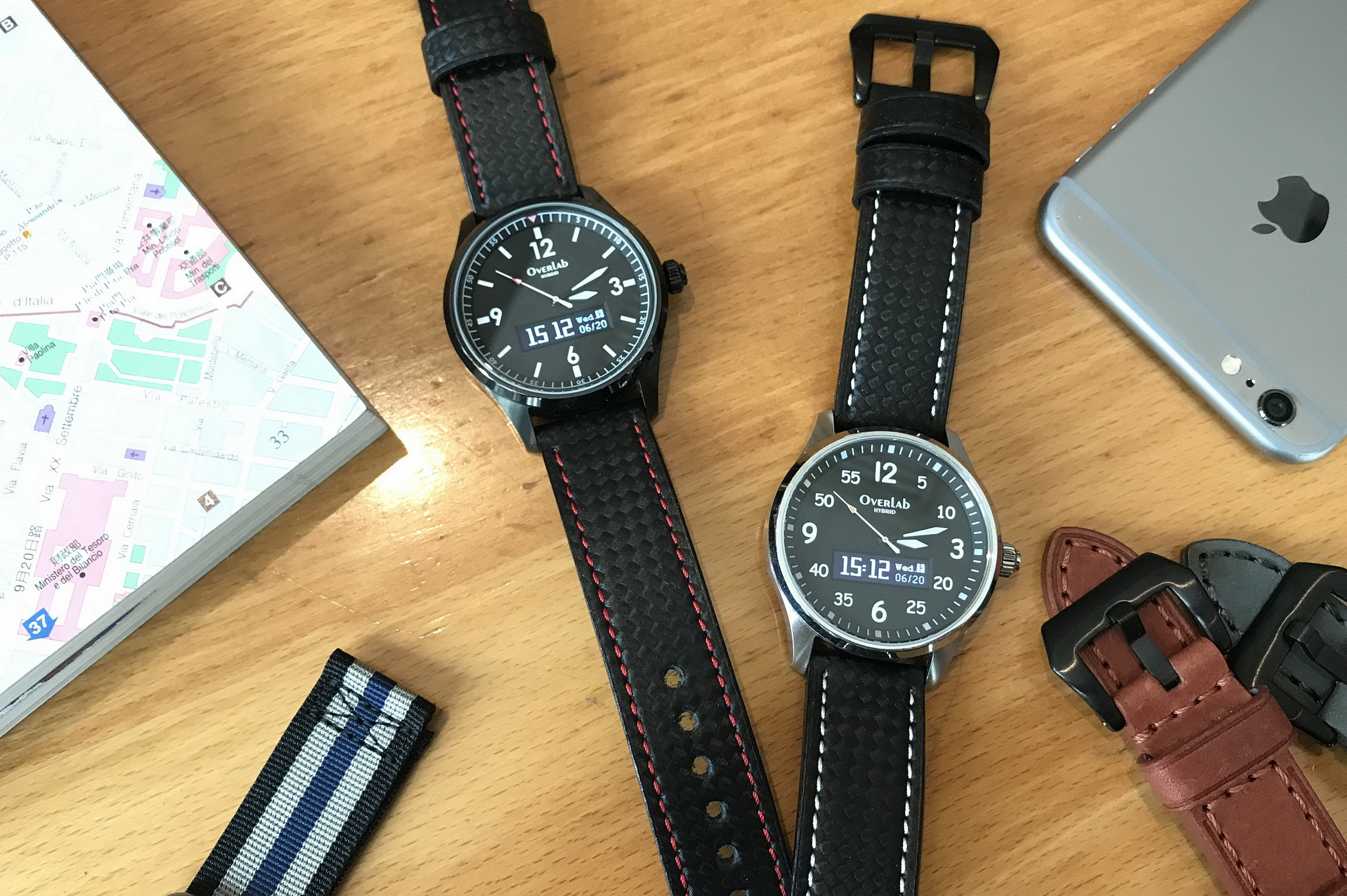 Black & Steel with Carban Belt
