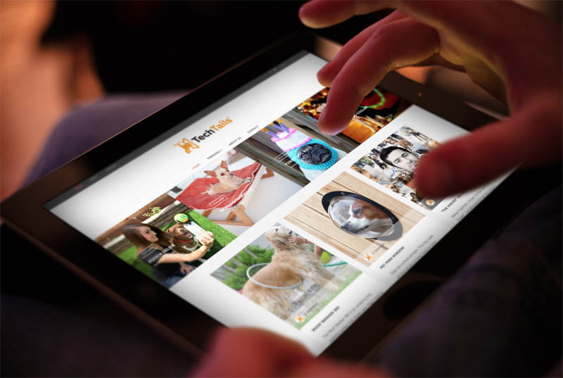 Tech Tails New Website'