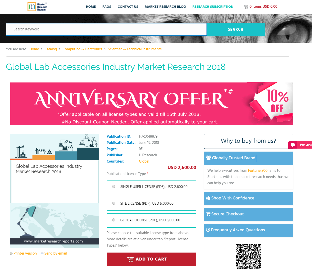 Global Lab Accessories Industry Market Research 2018'