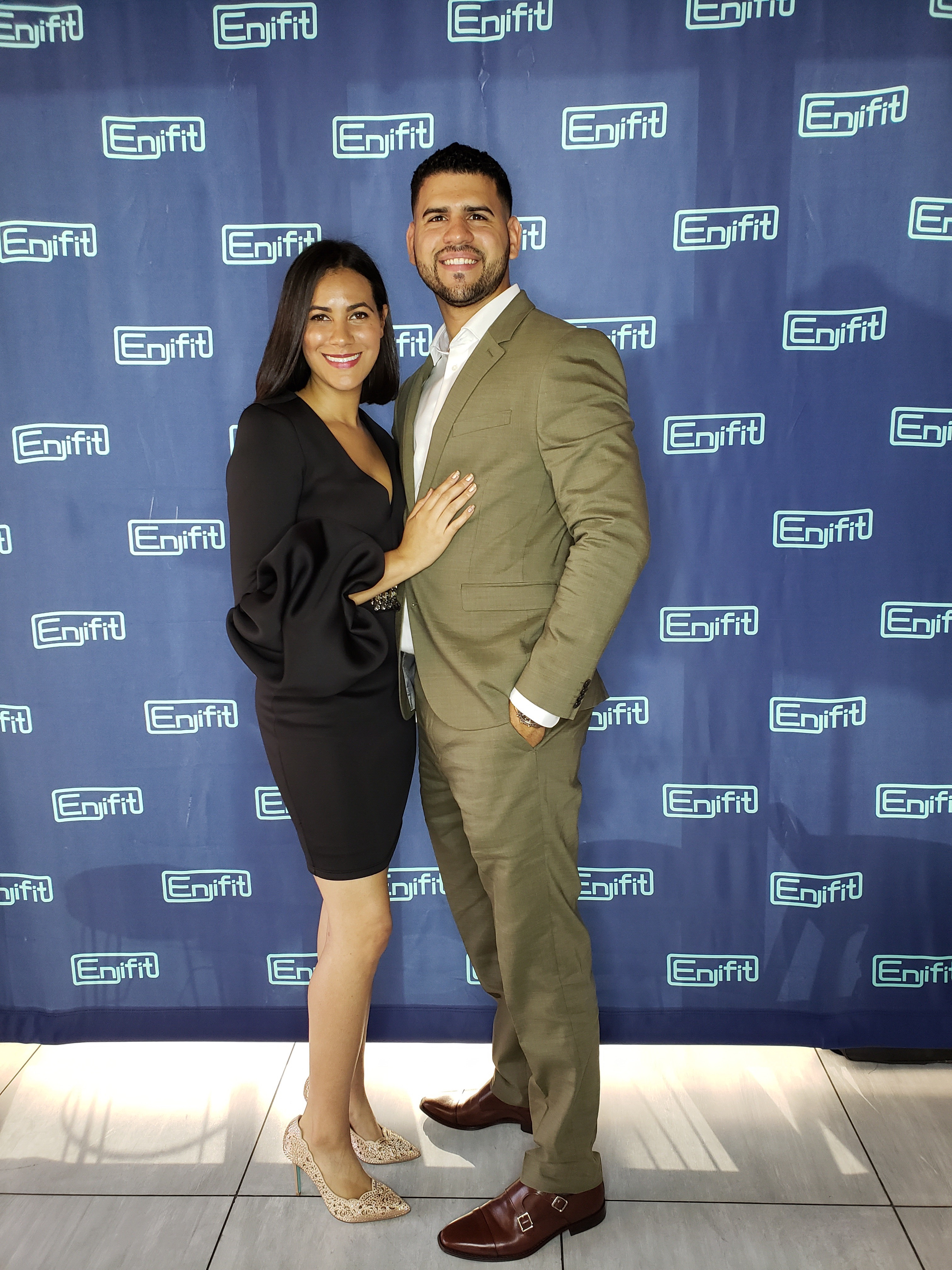 Nicole Garcia, Enjifit Founder and CEO and boyfriend.