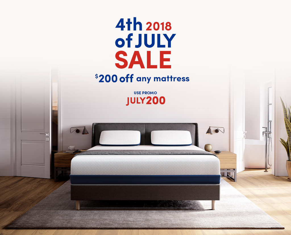 4th of july memory foam mattress sale