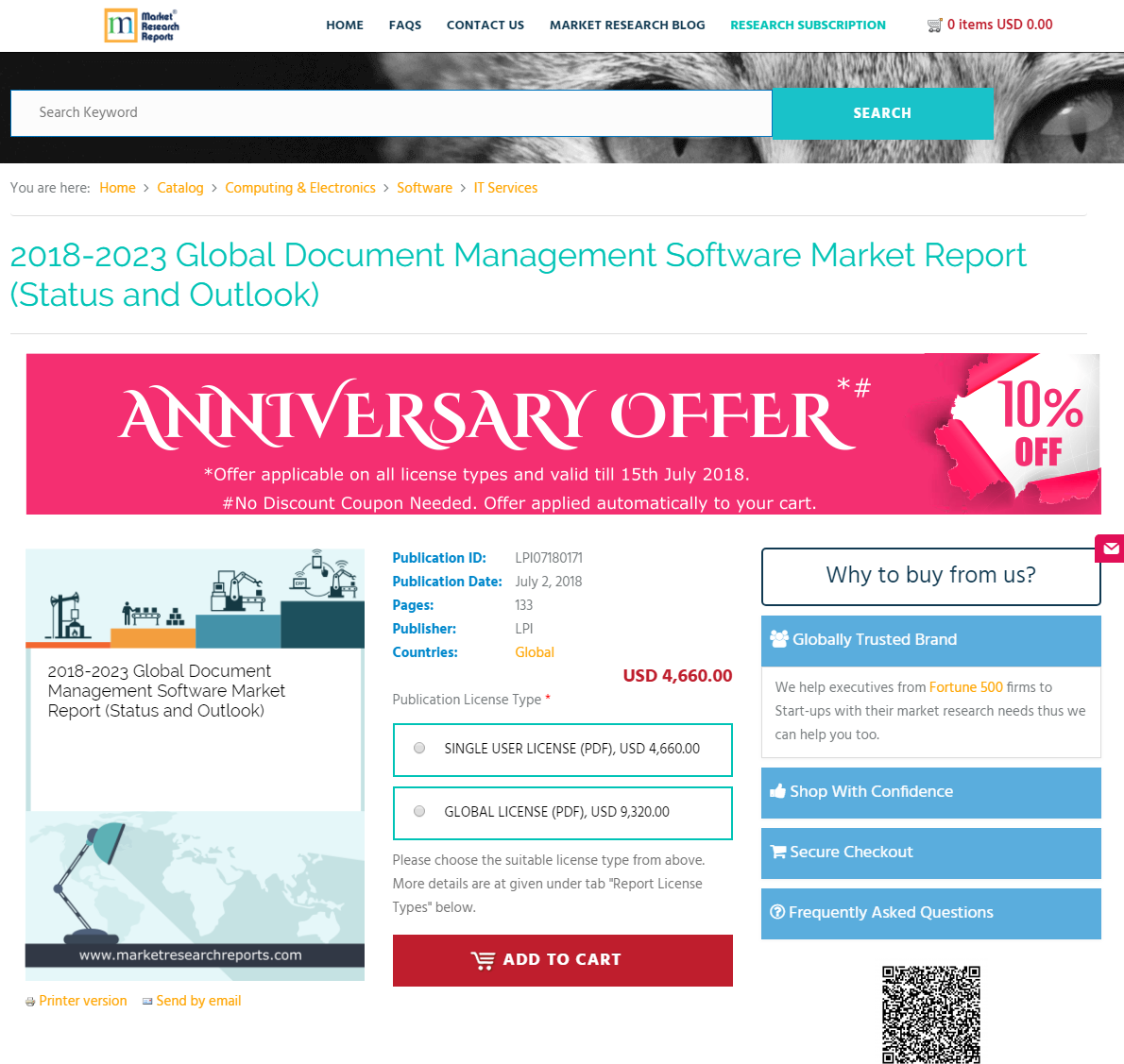 2018-2023 Global Document Management Software Market Report