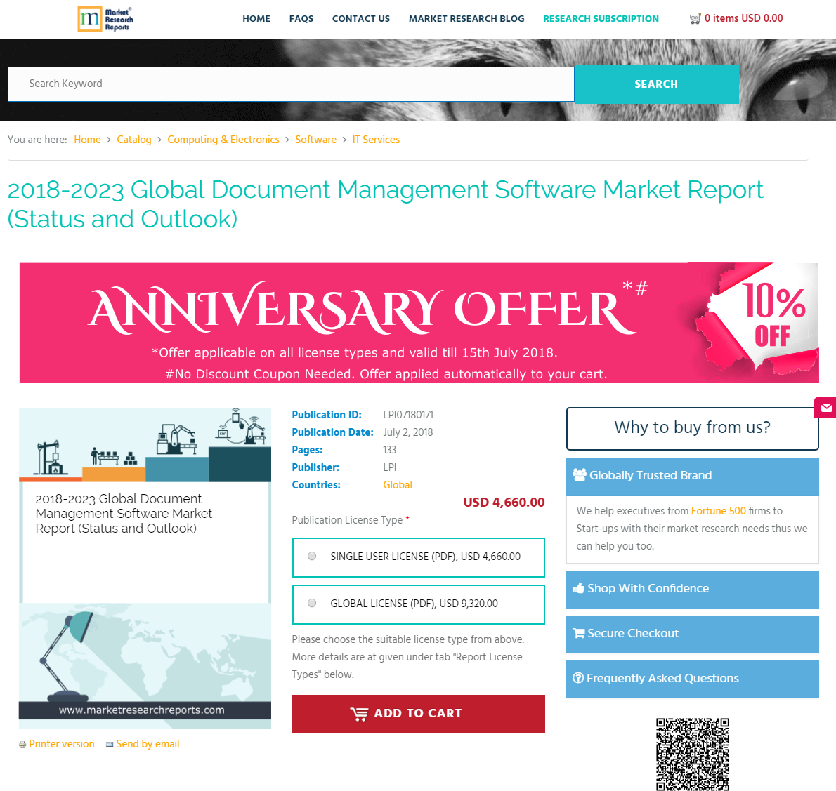 2018-2023 Global Document Management Software Market Report'