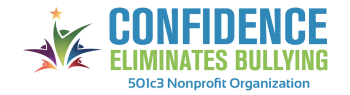Confidence Eliminates Bullying Logo