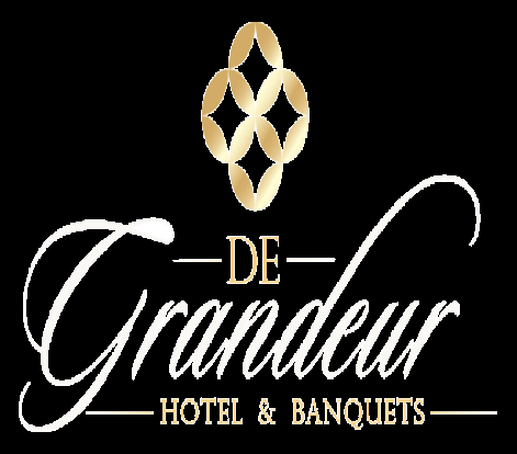 De Grandeur Hotel and Banquets Logo