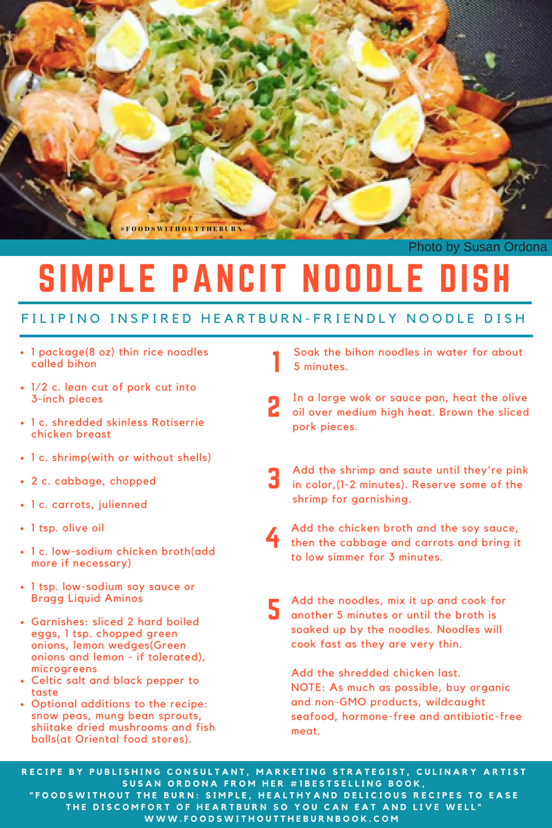 Simple Pancit Noodle Dish'