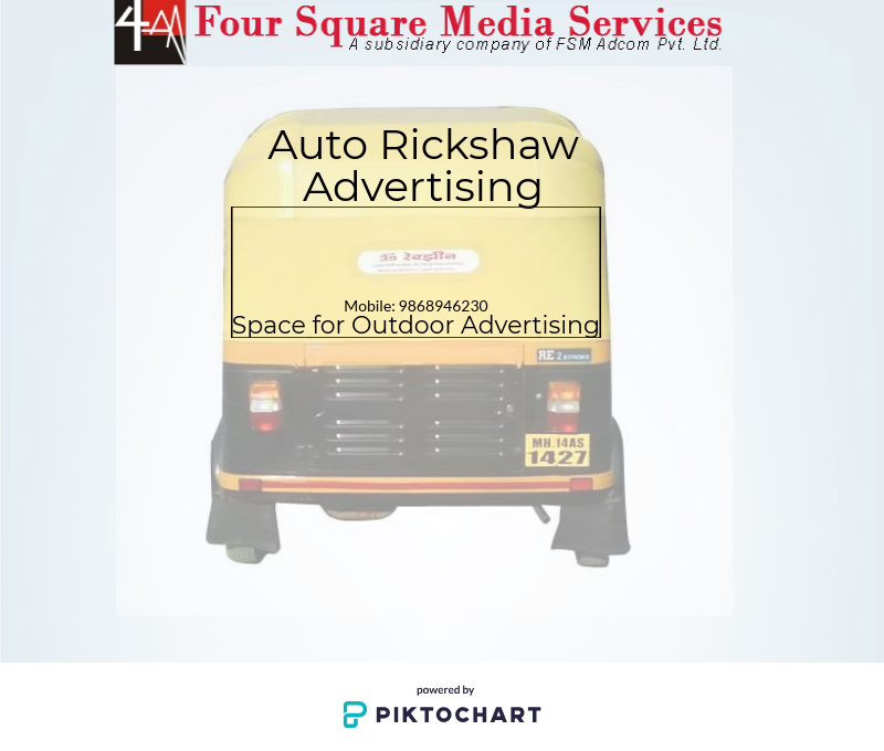 Company Logo For Auto Rickshaw Advertising'