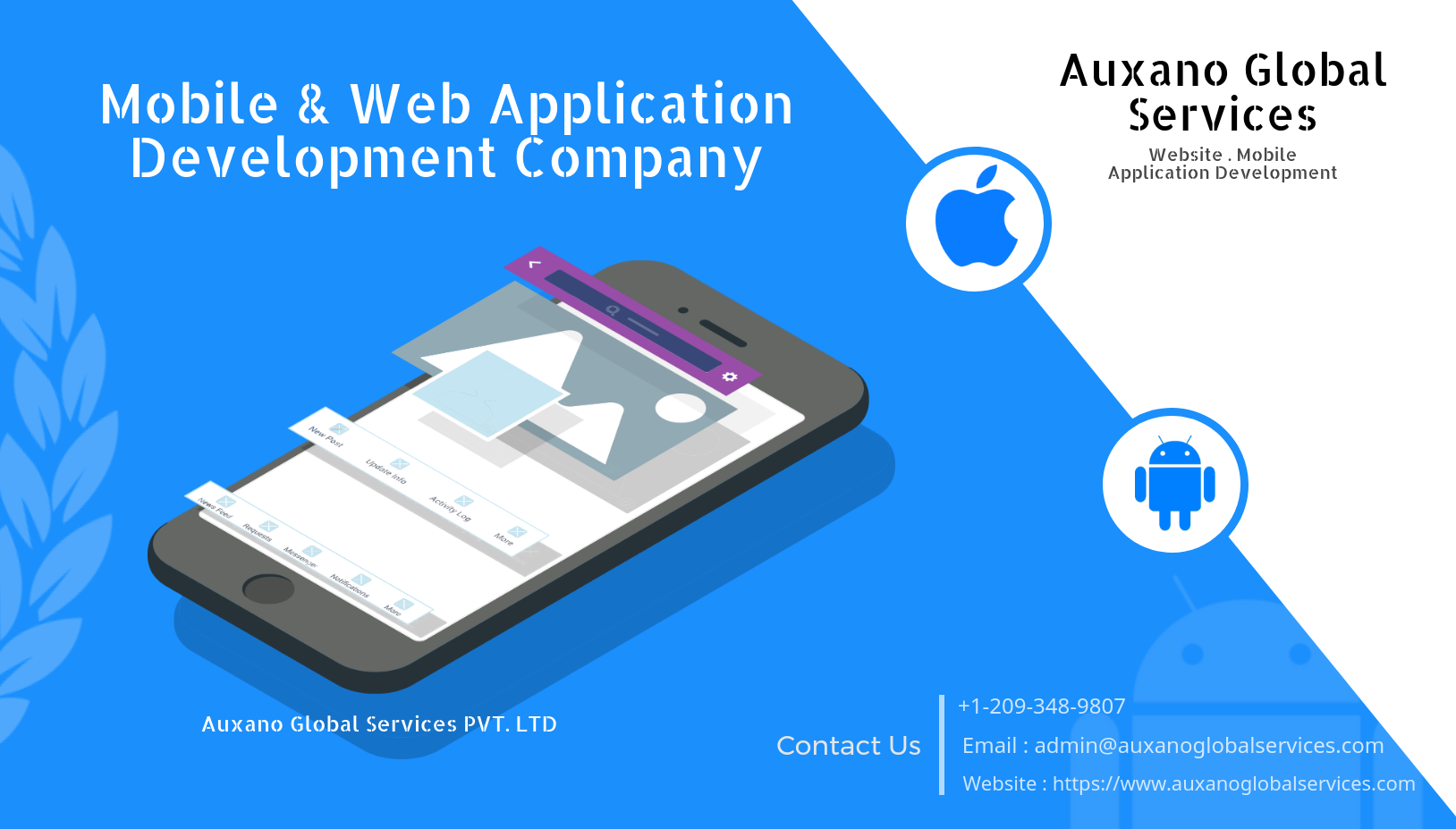 Auxano Global Services - Mobile App Development Company'