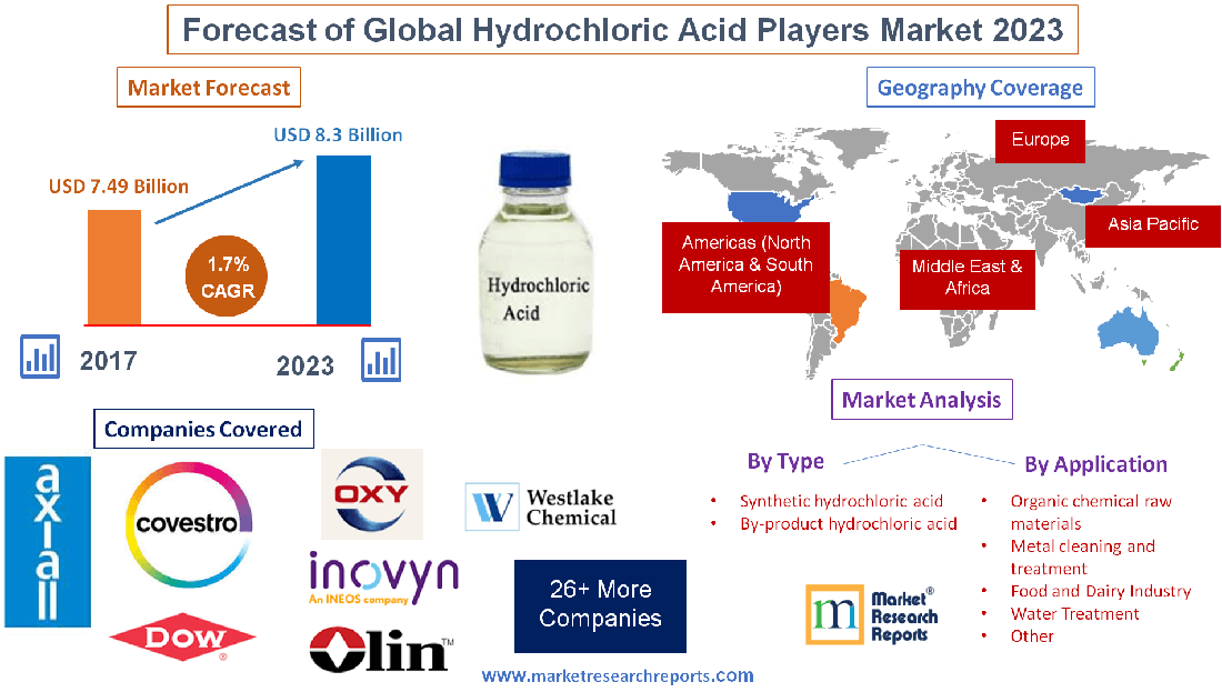 Forecast of Global Hydrochloric Acid Players Market 2023