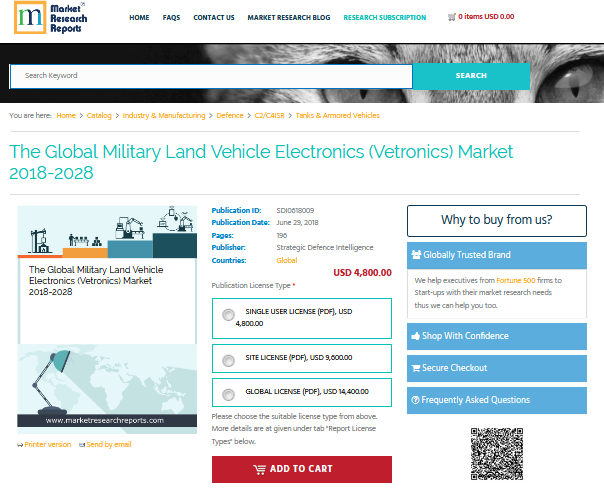 The Global Military Land Vehicle Electronics (Vetronics)'