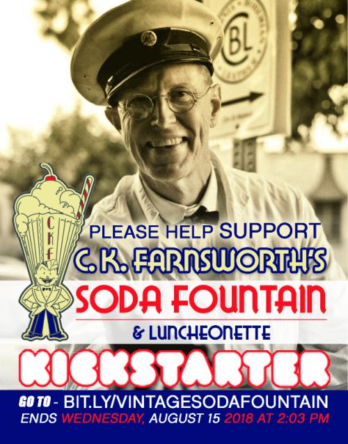 C.K.Farnsworth's Soda Fountain and Luncheonette Flyer'