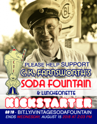C.K.Farnsworth's Soda Fountain and Luncheonette Flyer