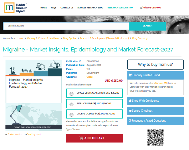 Migraine - Market Insights, Epidemiology and Market Forecast'