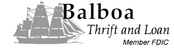 Company Logo for Balboa Thrift &amp; Loan'