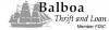 Company Logo for Balboa Thrift & Loan'