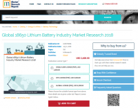 Global 18650 Lithium Battery Industry Market Research 2018