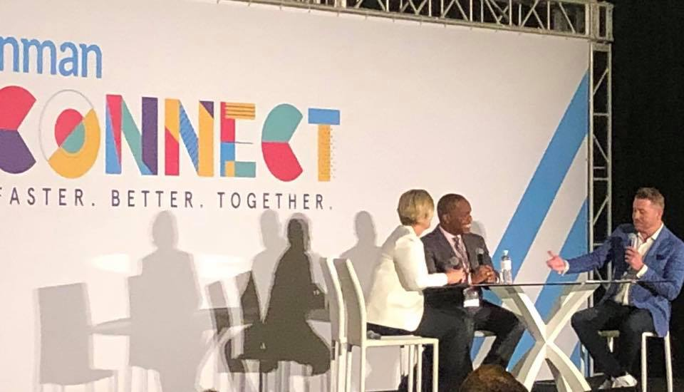 Shawn Cunningham and Becca Atterberry at Inman Connect