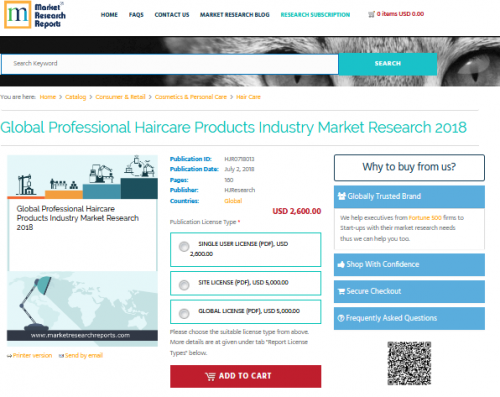 Global Professional Haircare Products Industry Market Resear'