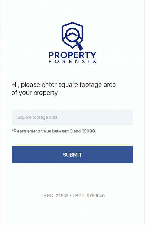 Property Forensix Square Footage'