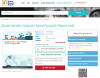 Global Genetic Analyzer Market Research Report 2018